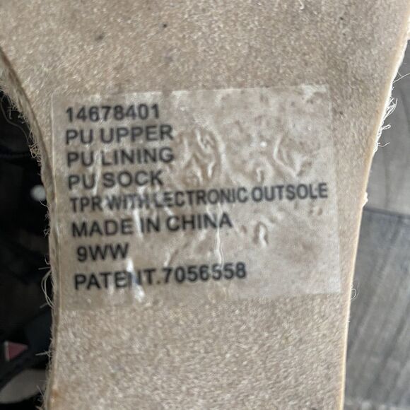 Womens Torrid Spiked Strappy Black Wedges Size 9WW Plus Size - Picture 11 of 11